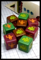 Dice : Dice - Game Dice - Monsters and Maidens by Clever Mojo Games 2014 - GenCom Swag Bag Aug 2016